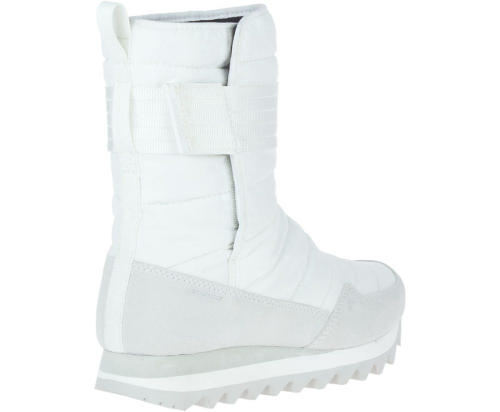 Merrell Støvler Dame - Alpine Tall Strap Polar Waterproof - Hvide - LXV241097